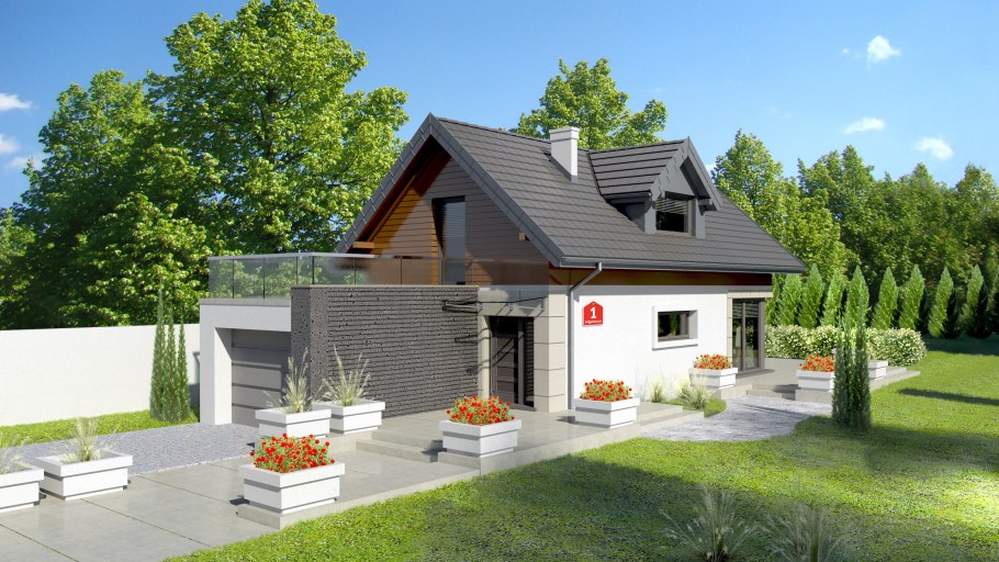 Проекты домов с гаражом