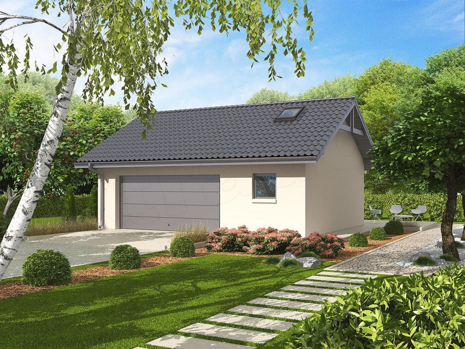 Небольшой двухэтажный дом