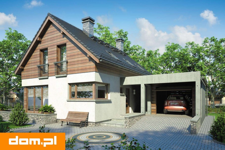 Дом с мансардой и гаражом