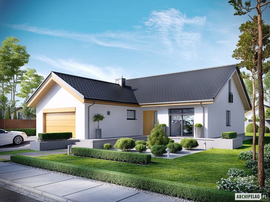 Домик с гаражом