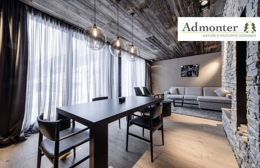 Состаренные доски в интерьере