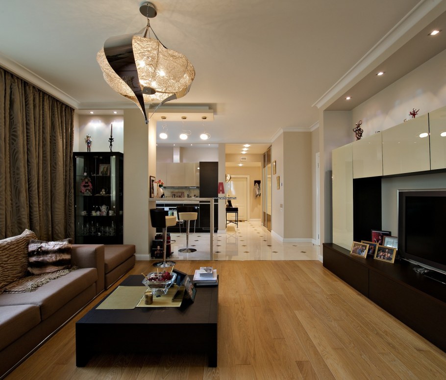 Белый ламинат в интерьере