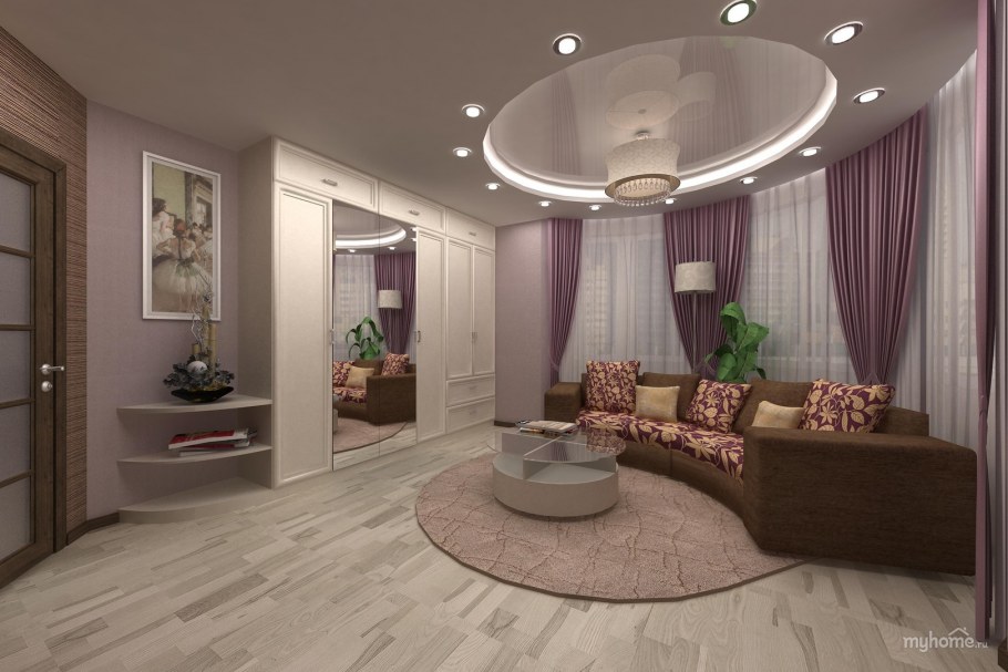 Декор отделка стен гостинных светлые оттенки