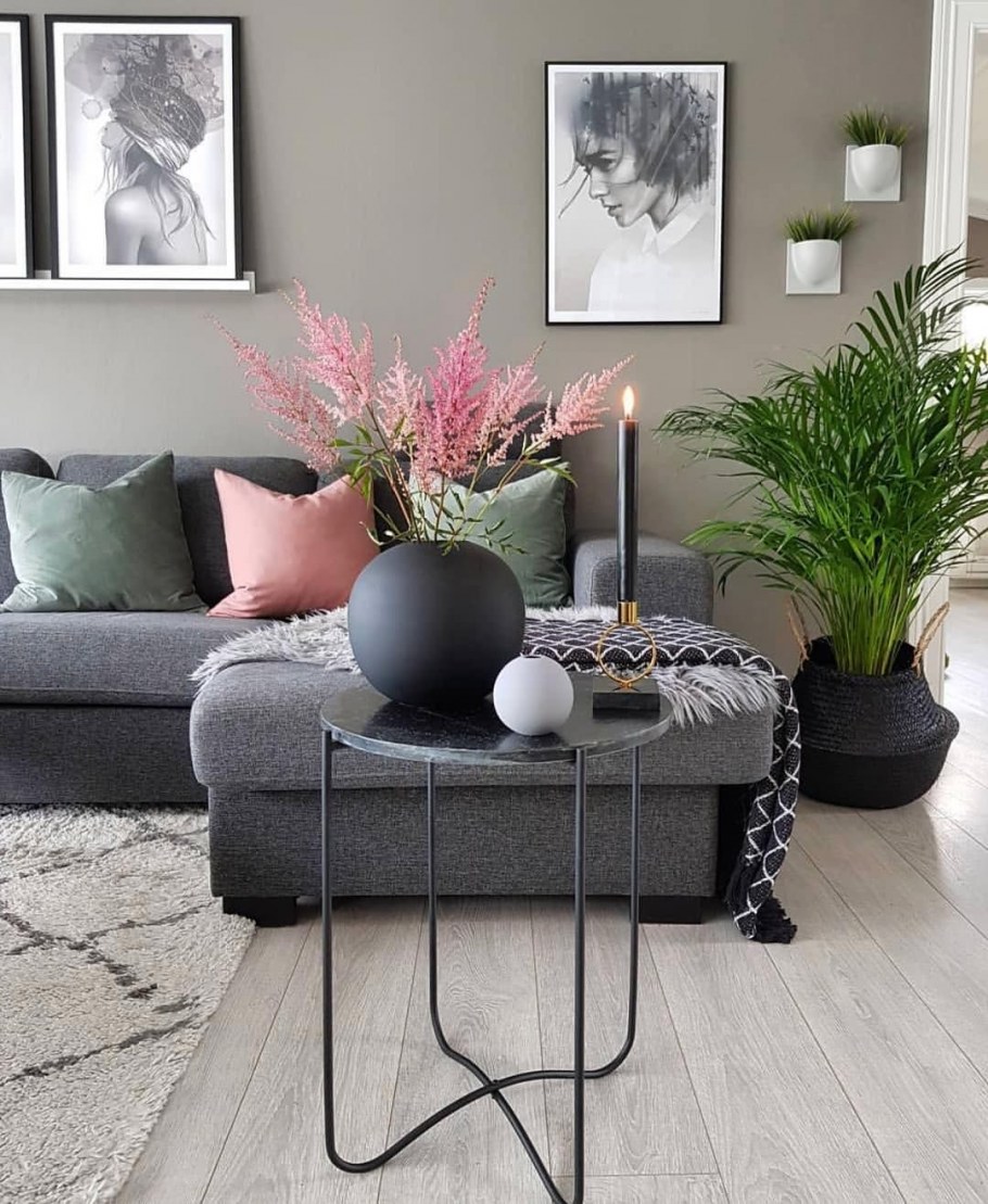 Серый цвет в интерьере