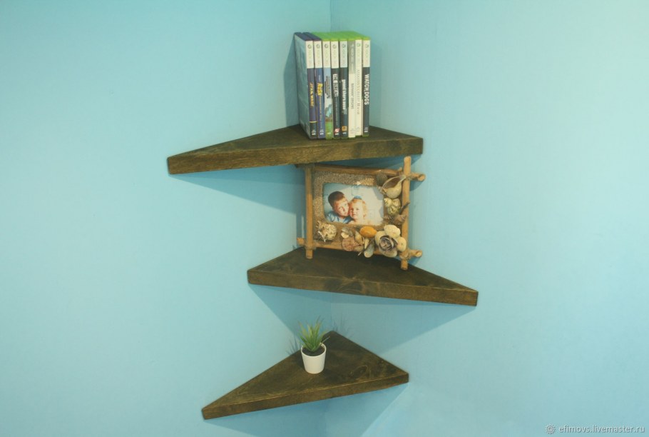 Оригинальные угловые полки