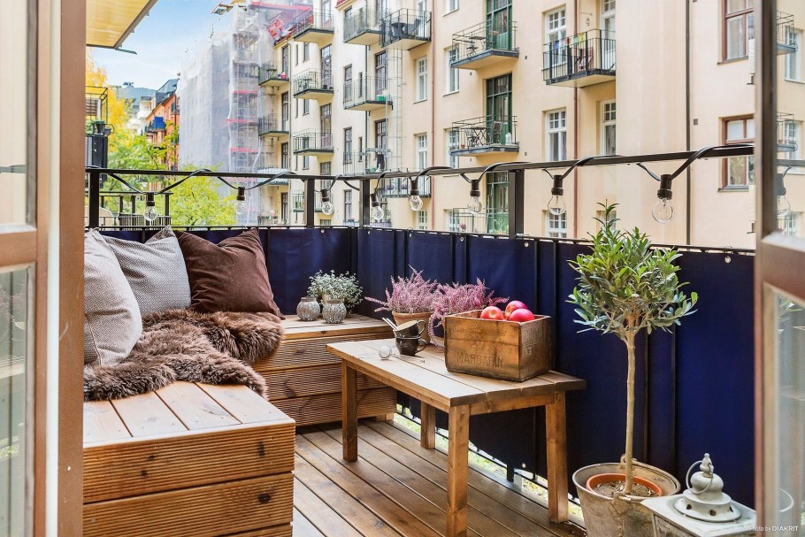 Красивые открытые балконы