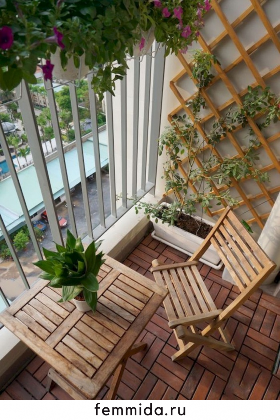 Открытый балкон