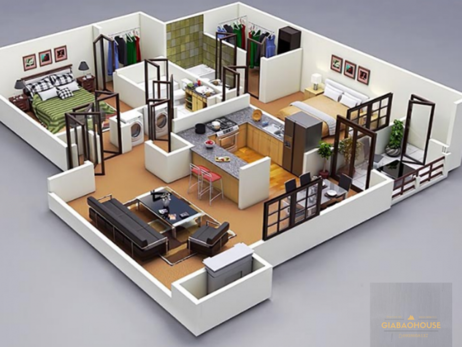 Трехмерная визуализация интерьера