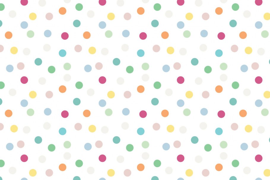 Фон в цветной горошек