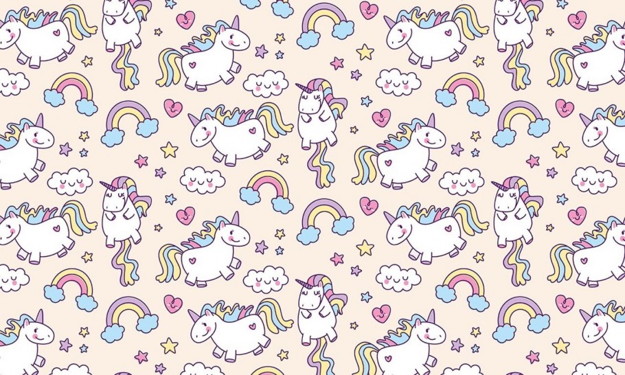 Фон с единорогами