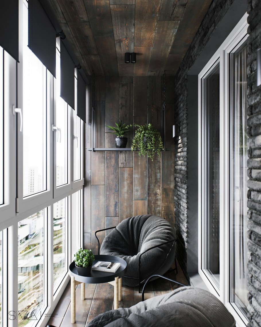 Балкон лофт 3м