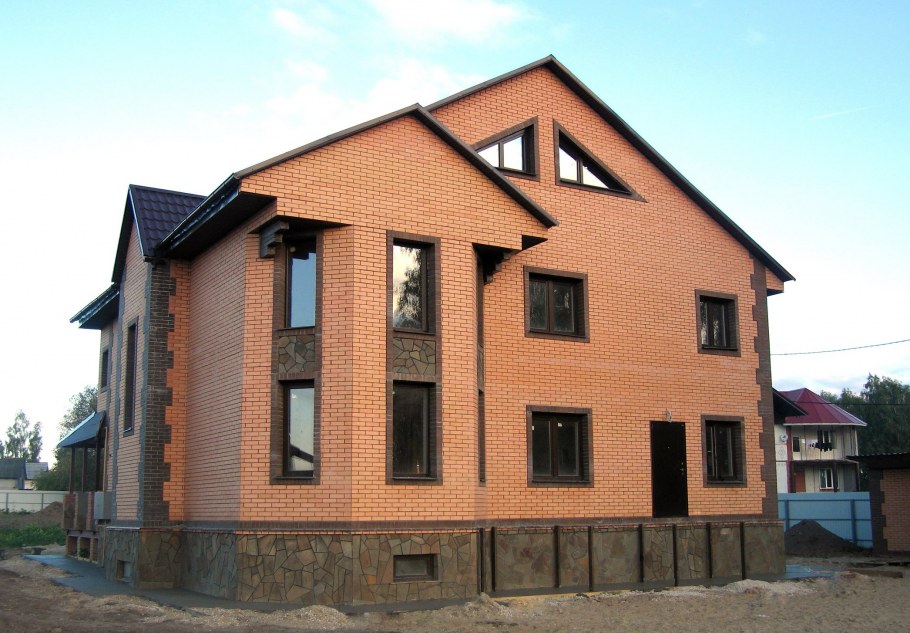 Кирпич полуторный абрикос