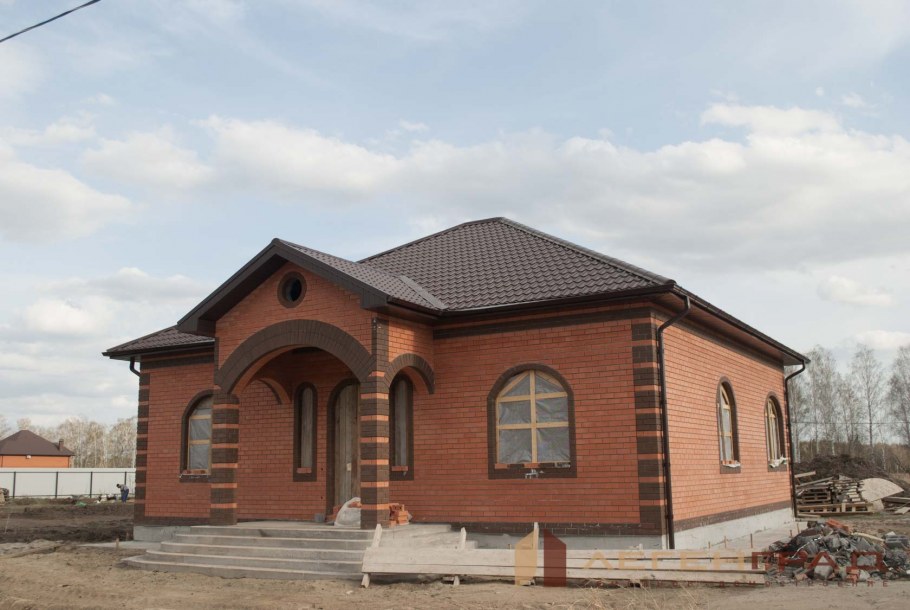 Дома из красного кирпича одноэтажные
