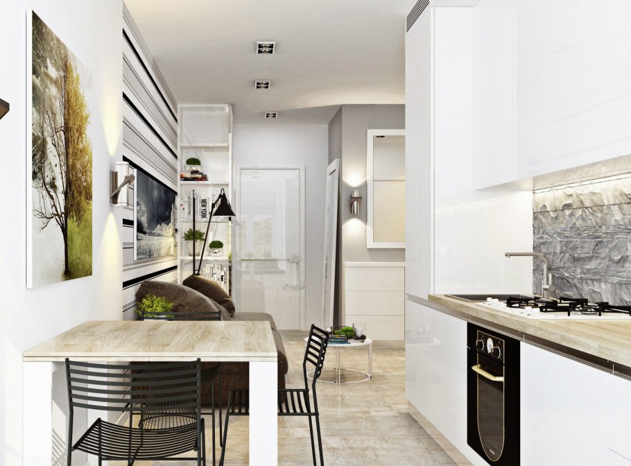 Минимализм в малогабаритной квартире