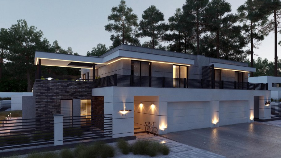 Проект с плоской крышей z500