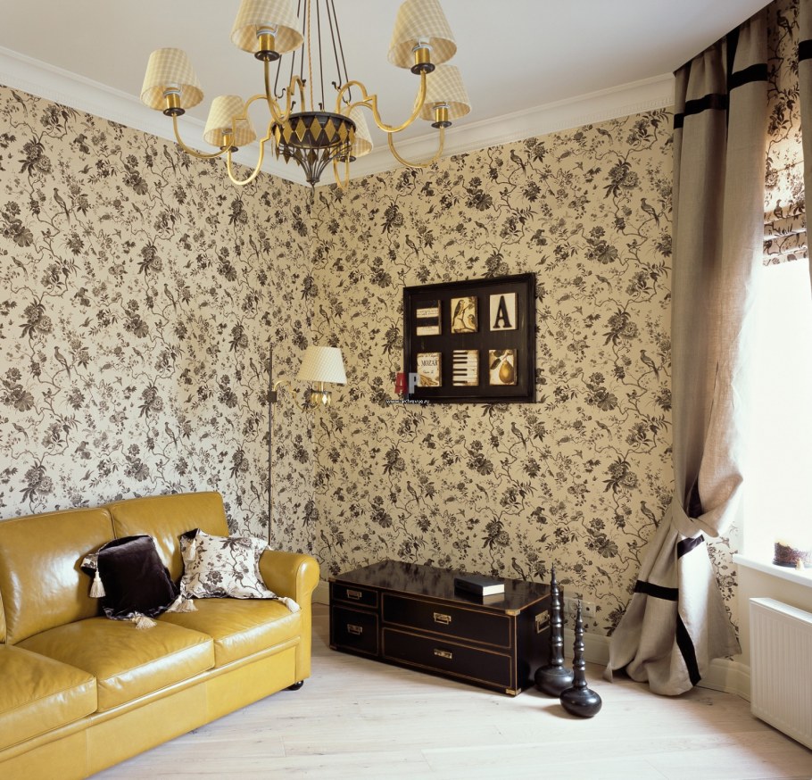 Обои в интерьере