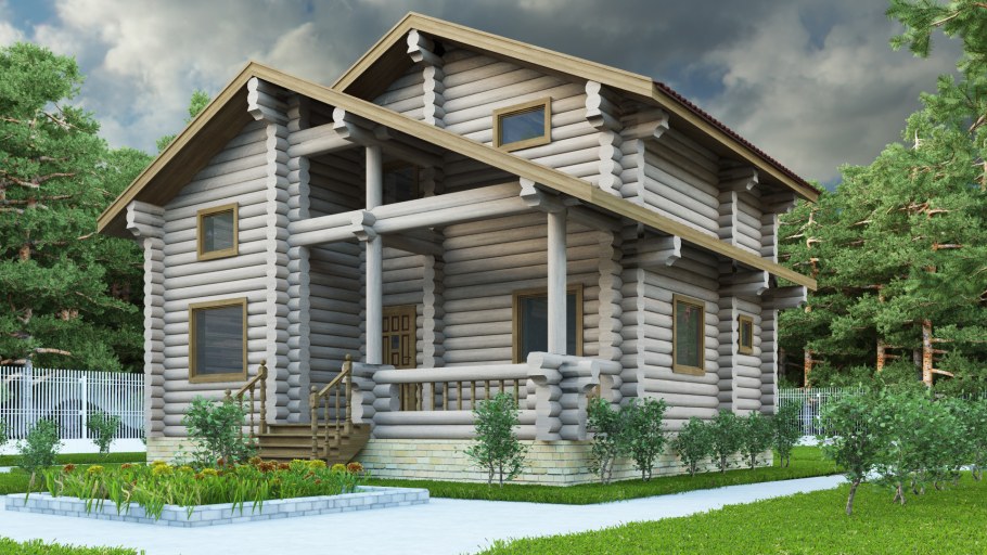 Дома из бревна