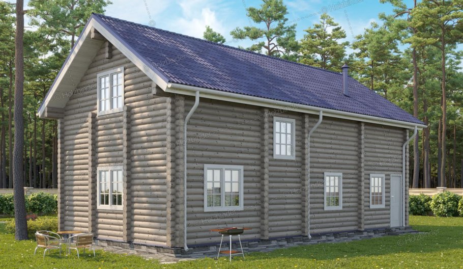 Тихая гавань дом из бревна