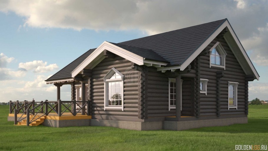 Бревенчатый дом