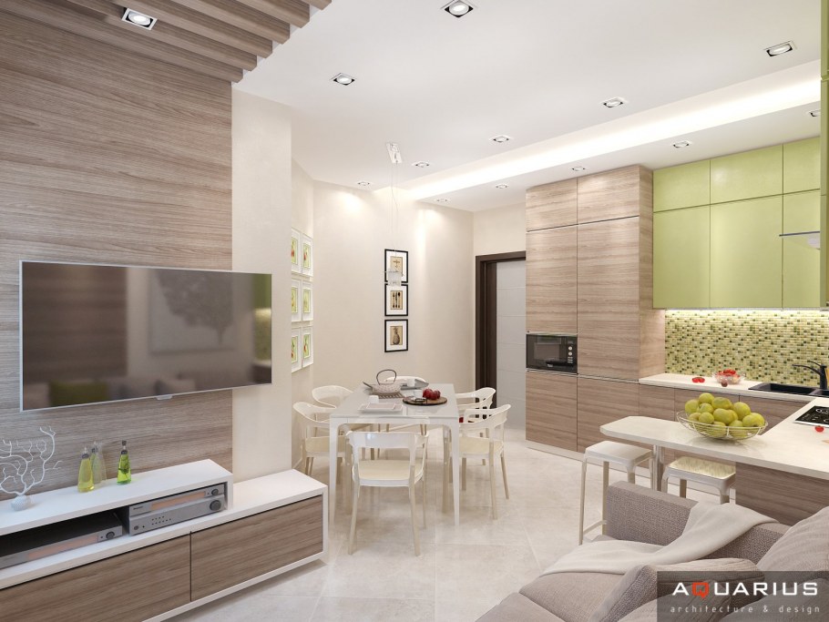 Современный интерьер эконом класса