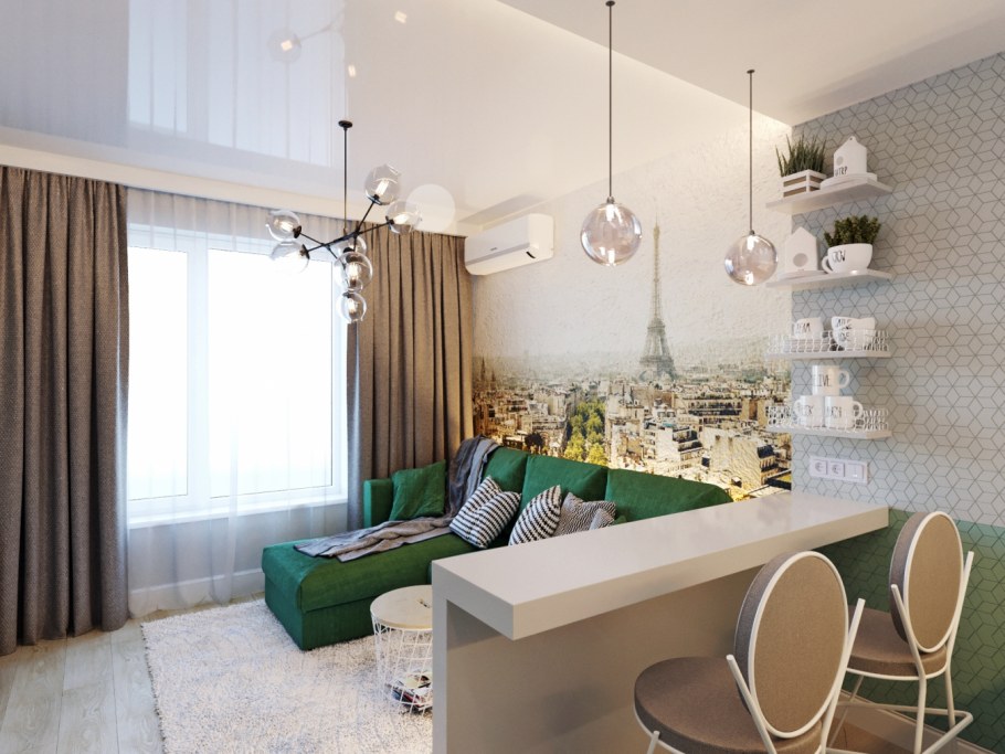 Интерьер квартиры студии икеа