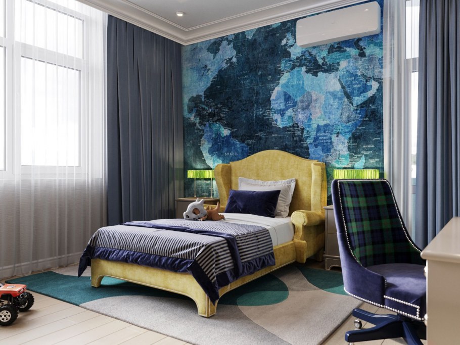 Детская спальня в стиле арт деко