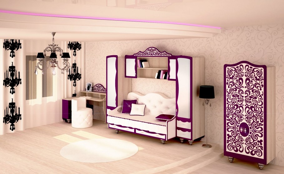 Детская комната в стиле арт деко