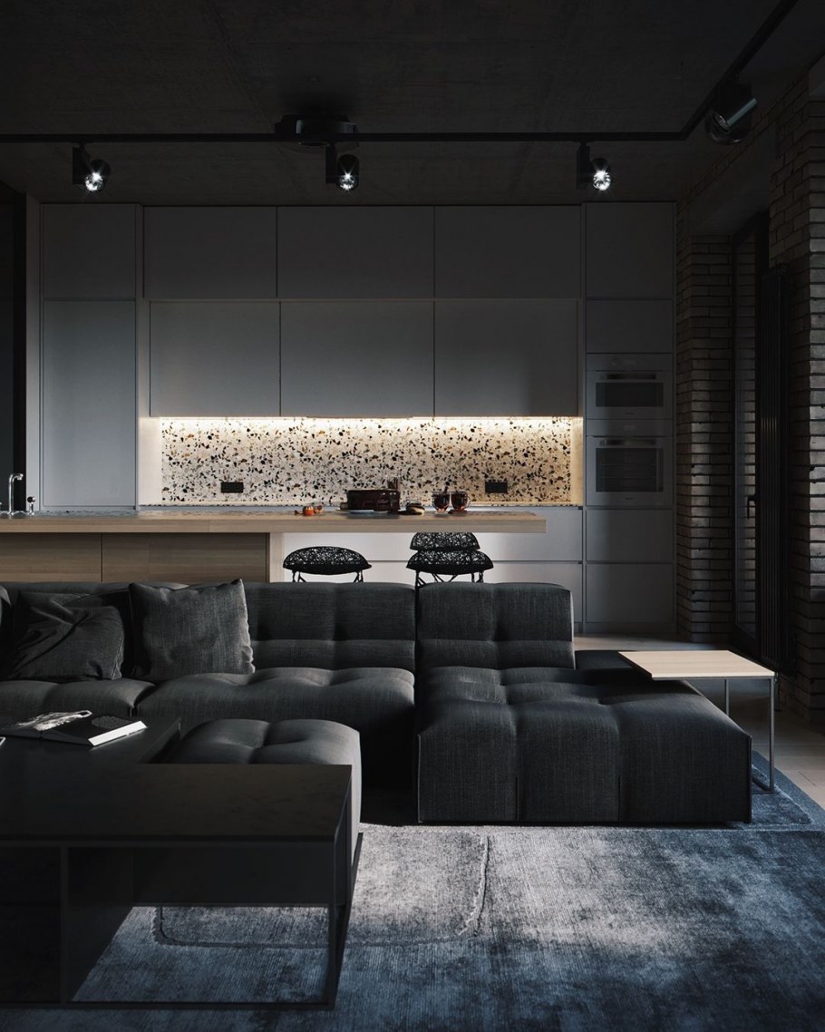 Современный мужской интерьер