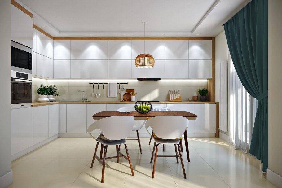 Двухрядная кухня