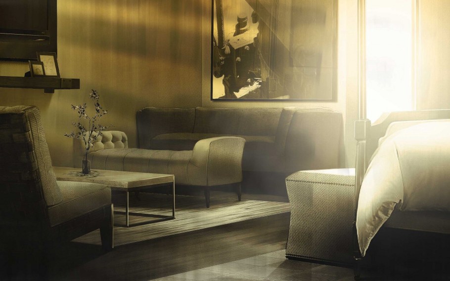 Комната с диваном