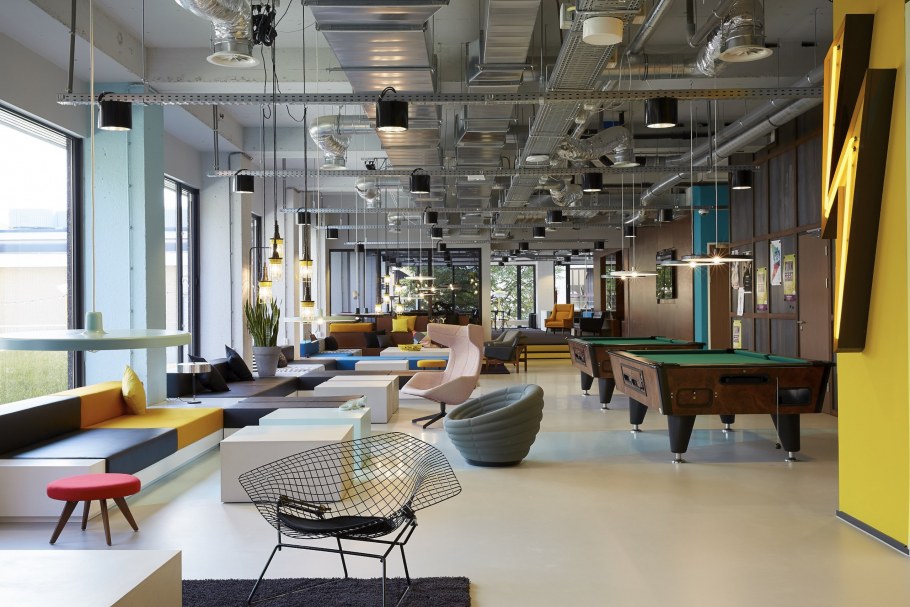 The student Hotel Amsterdam интерьер