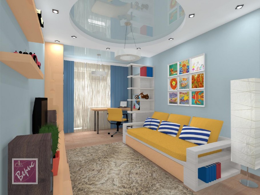 Интерьер комнаты для мамы и сына