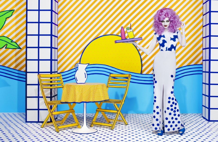 Дверь в стиле поп арт