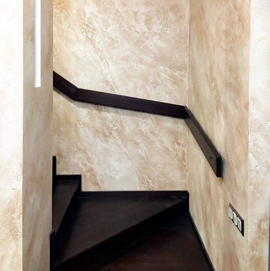 Венецианская штукатурка травертин диагональ