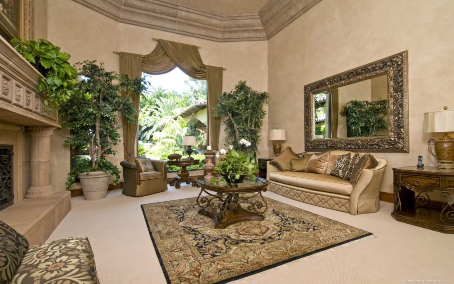 Интерьер гостиной для фотомонтажа