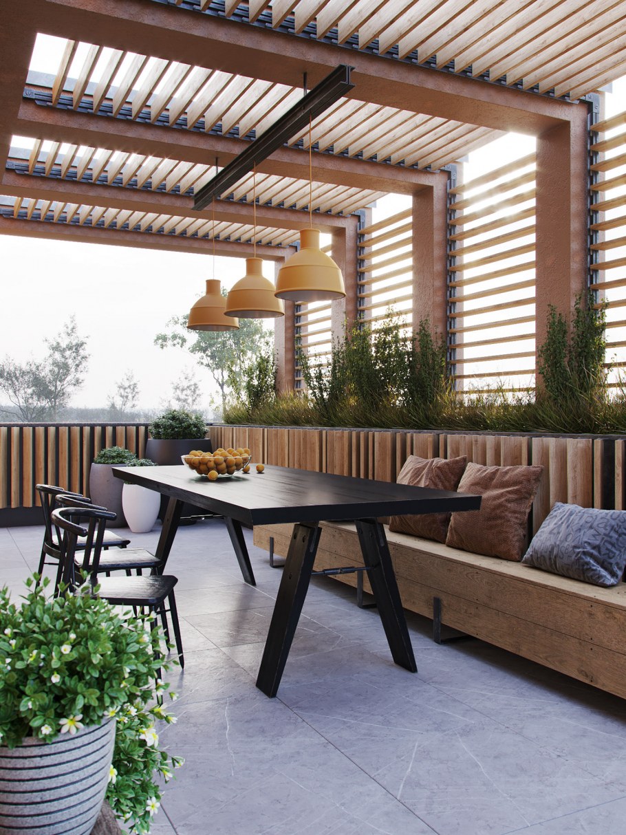 Веранда в современном стиле