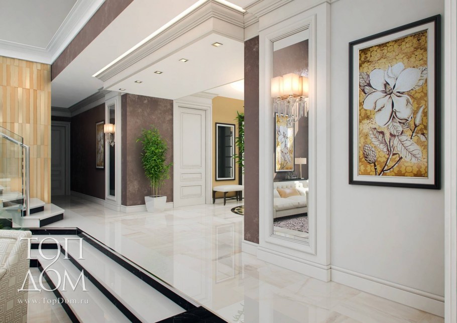 Холл в доме интерьер