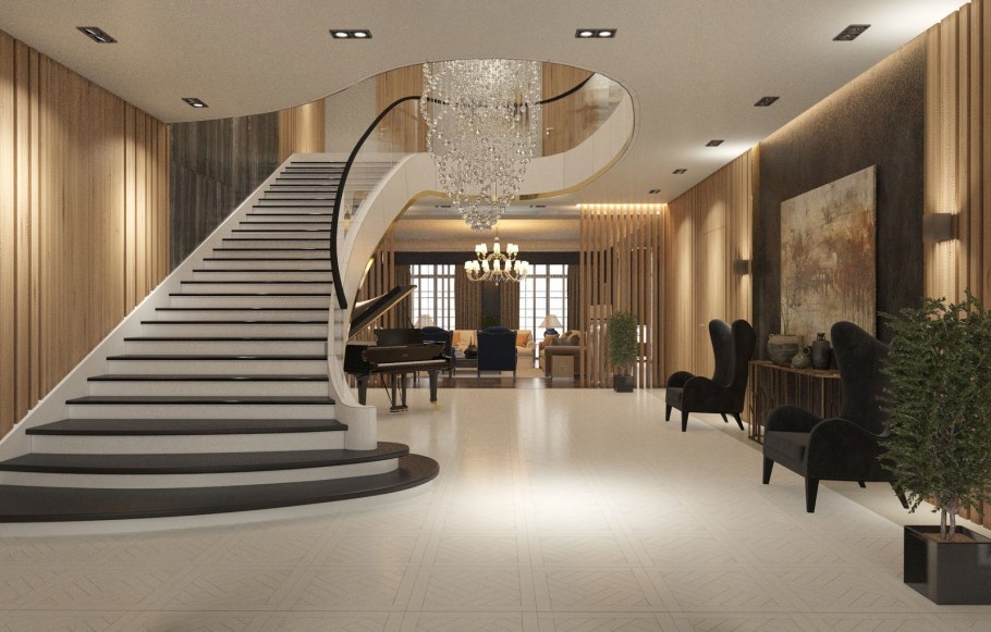 Холл в доме интерьер