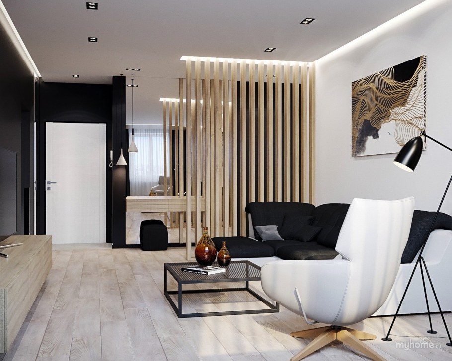 Трехкомнатная квартира в стиле Минимализм