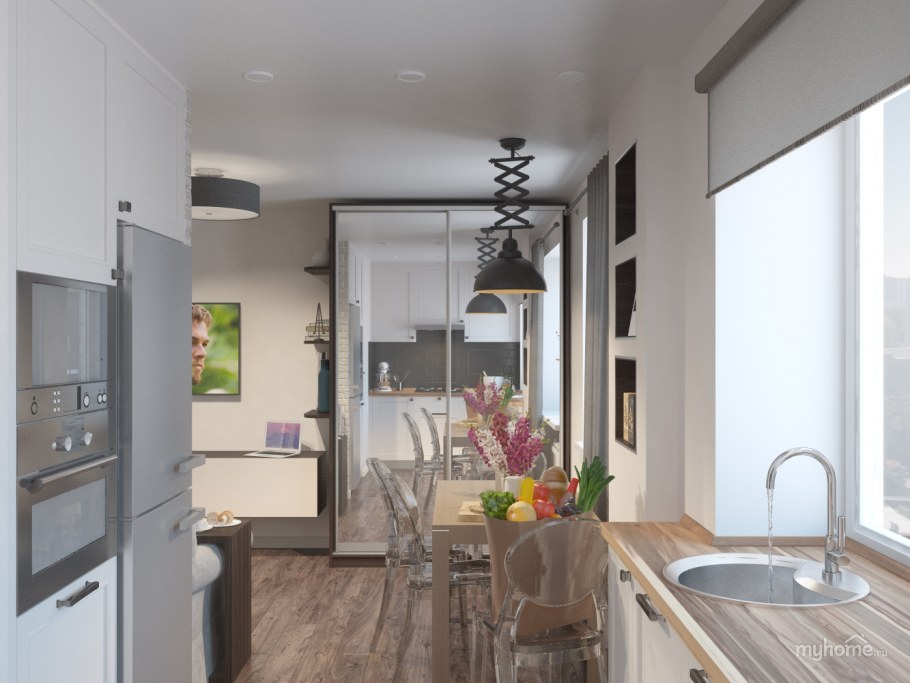 Интерьер хрущёвки 3 комнаты