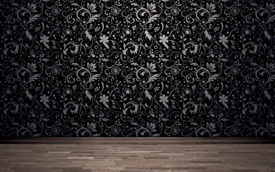 Черные обои для стен