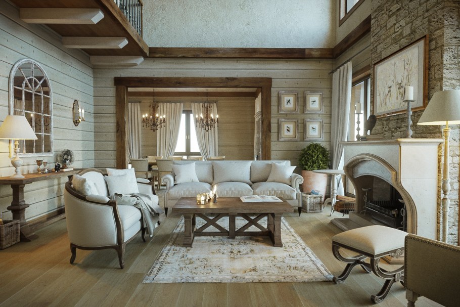 Спальня в частном доме