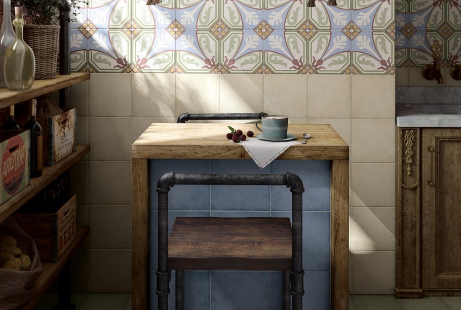 Керамическая плитка equipe Art nouveau Karlsplatz Grey 20x20