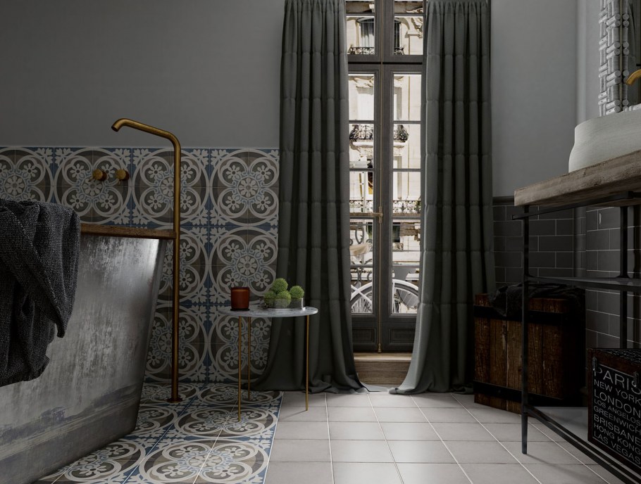 Керамогранит equipe Art nouveau la Rambla Grey