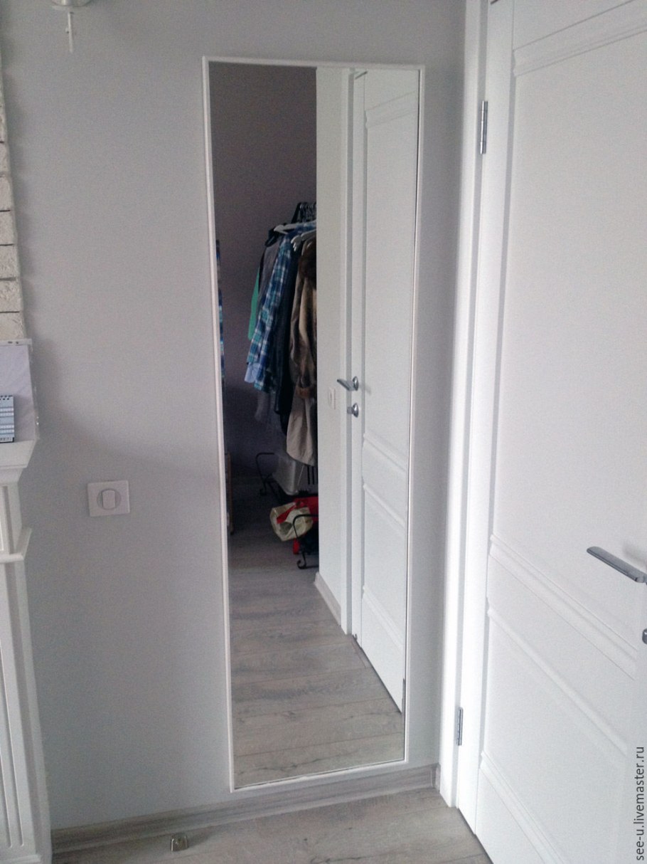 Зеркало настенное в полный рост без рамы