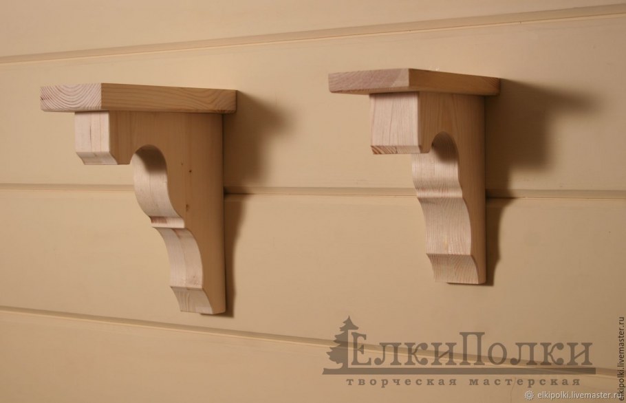 Деревянные уголки для полок