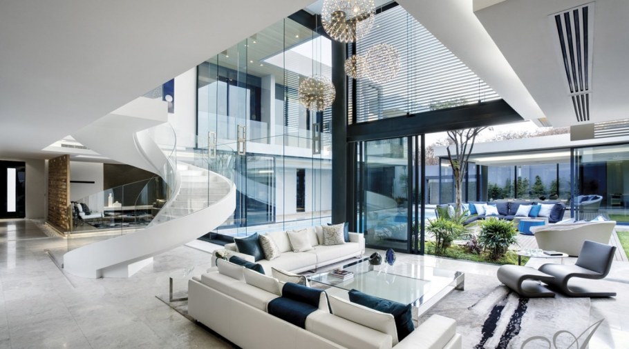 Роскошный особняк миллиардера в стили Модерн