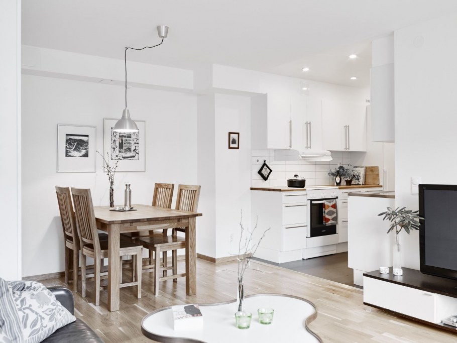 Студия в скандинавском стиле