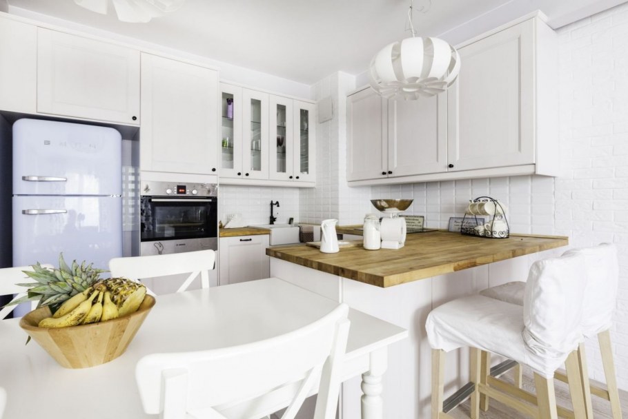 Кухня в скандинавском стиле 15 кв