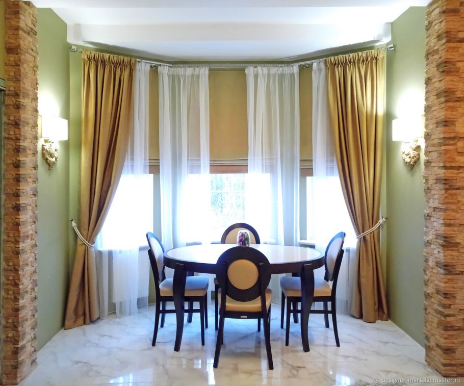 Шторы для эркера